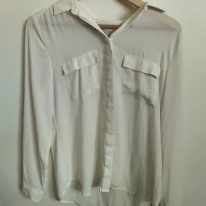 LOFT Sheer Blouse - Small